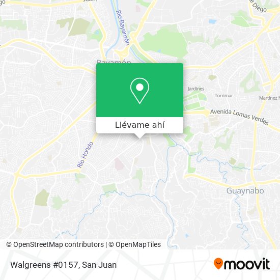 Mapa de Walgreens #0157
