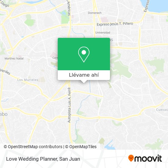 Mapa de Love Wedding Planner