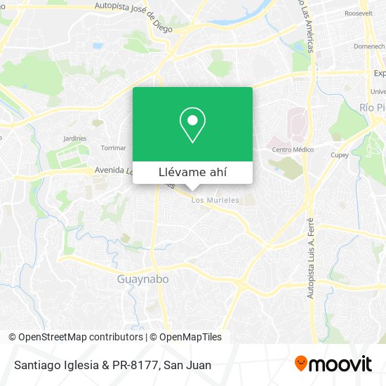 Mapa de Santiago Iglesia & PR-8177