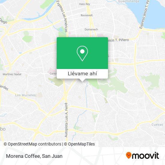 Mapa de Morena Coffee