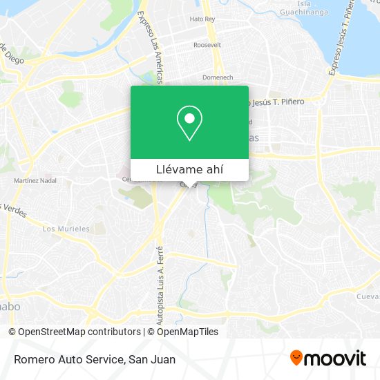 Mapa de Romero Auto Service