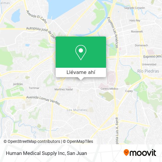 Mapa de Human Medical Supply Inc