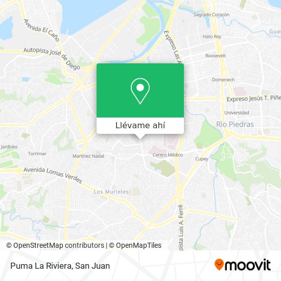 Mapa de Puma La Riviera