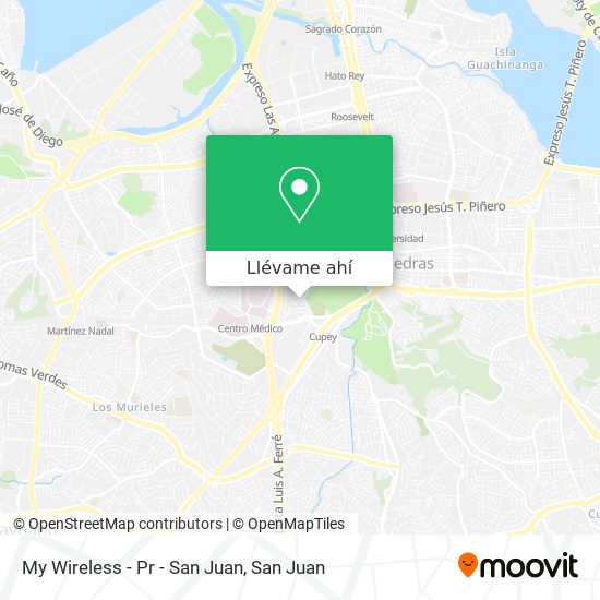 Mapa de My Wireless - Pr - San Juan