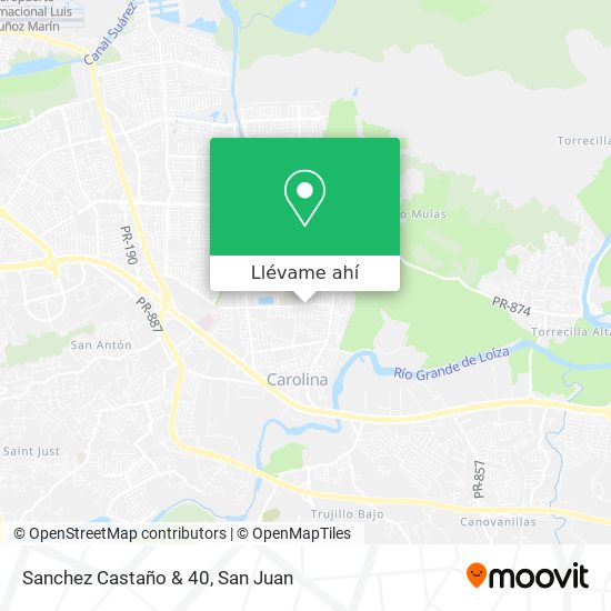 Mapa de Sanchez Castaño & 40
