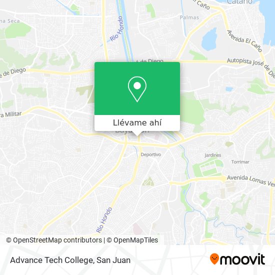 Mapa de Advance Tech College