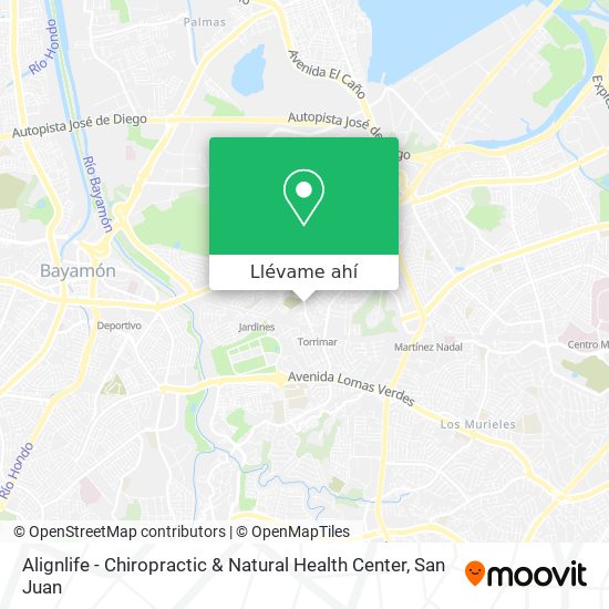 Mapa de Alignlife - Chiropractic & Natural Health Center