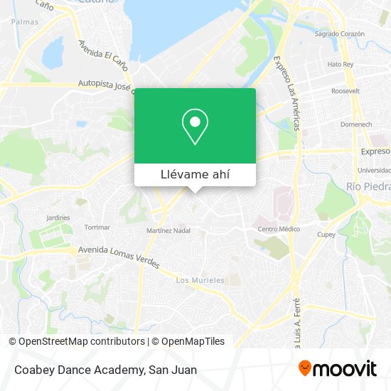 Mapa de Coabey Dance Academy