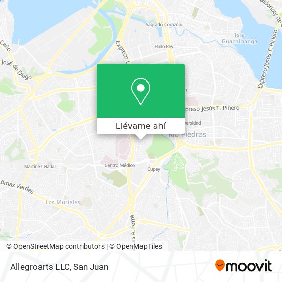 Mapa de Allegroarts LLC