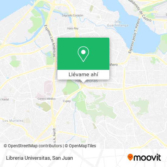 Mapa de Libreria Universitas