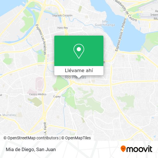 Mapa de Mia de Diego