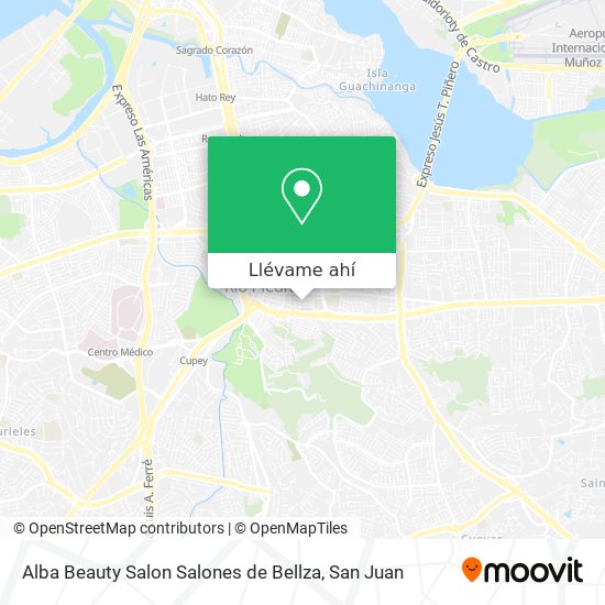 Mapa de Alba Beauty Salon Salones de Bellza