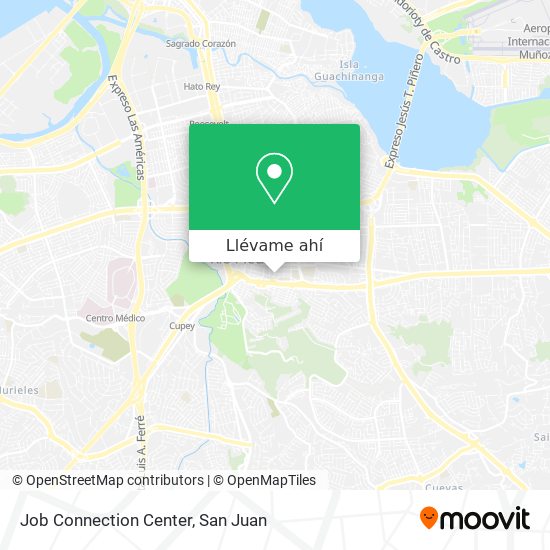 Mapa de Job Connection Center