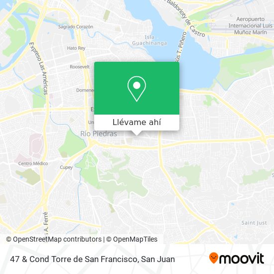 Mapa de 47 & Cond Torre de San Francisco