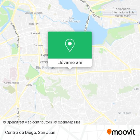 Mapa de Centro de Diego