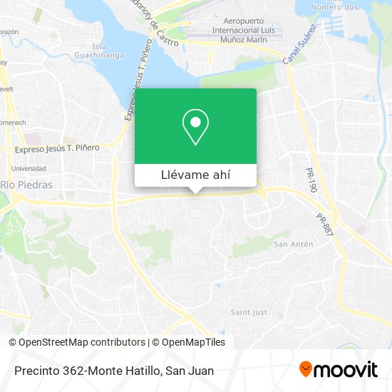 Mapa de Precinto 362-Monte Hatillo