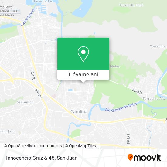 Mapa de Innocencio Cruz & 45