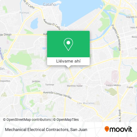 Mapa de Mechanical Electrical Contractors