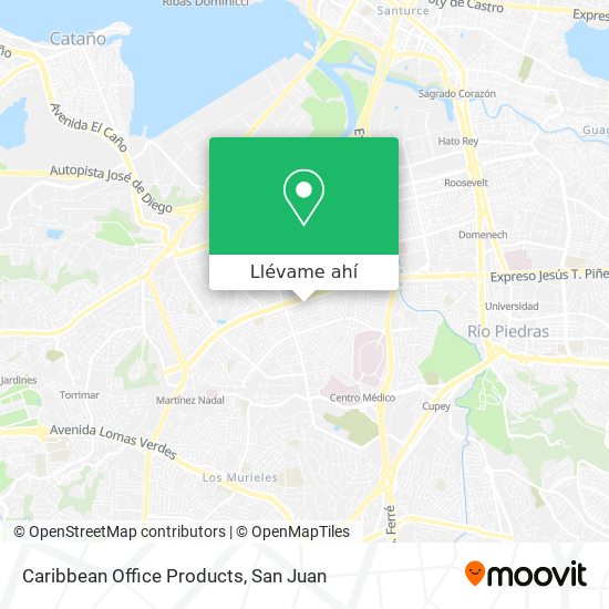 Mapa de Caribbean Office Products