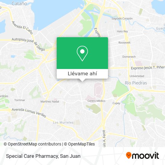 Mapa de Special Care Pharmacy