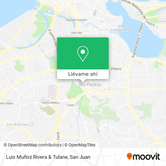 Mapa de Luis Muñoz Rivera & Tulane