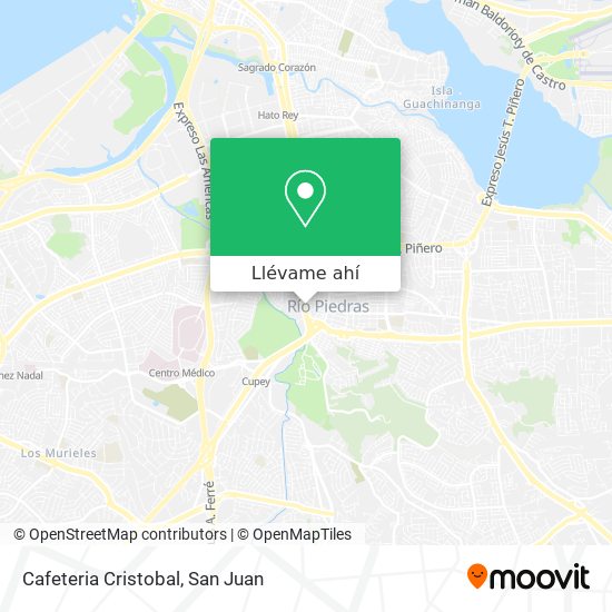 Mapa de Cafeteria Cristobal