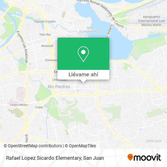 Mapa de Rafael Lopez Sicardo Elementary