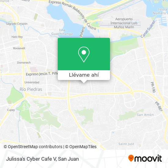 Mapa de Julissa's Cyber Cafe V
