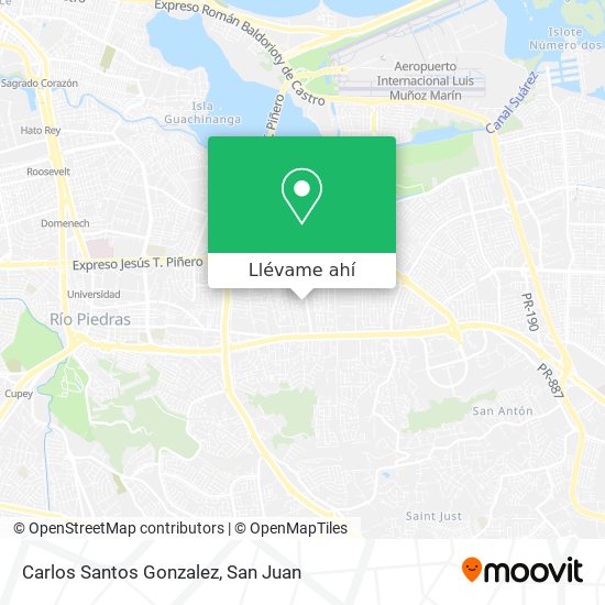 Mapa de Carlos Santos Gonzalez