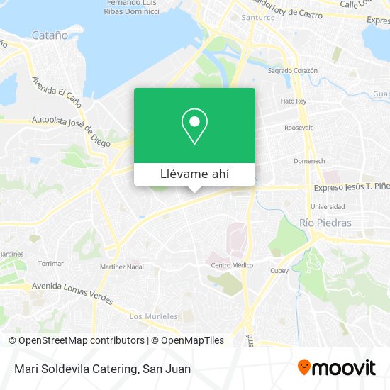 Mapa de Mari Soldevila Catering