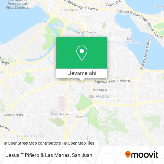 Mapa de Jesus T Piñero & Las Marías