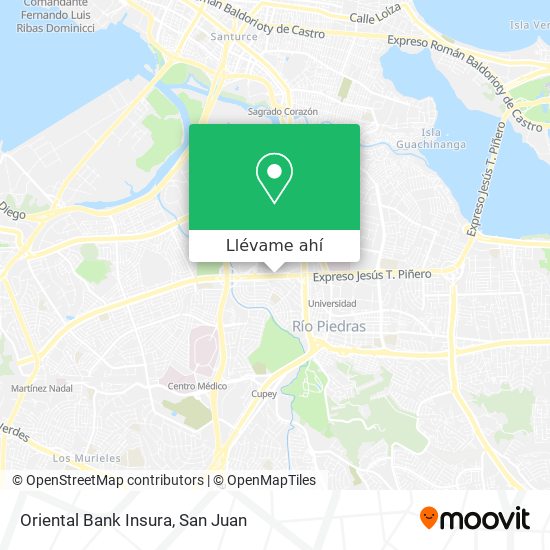 Mapa de Oriental Bank Insura