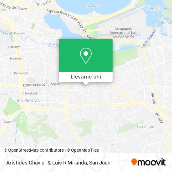 Mapa de Aristides Chavier & Luis R Miranda