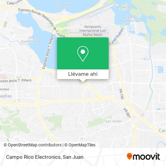 Mapa de Campo Rico Electronics