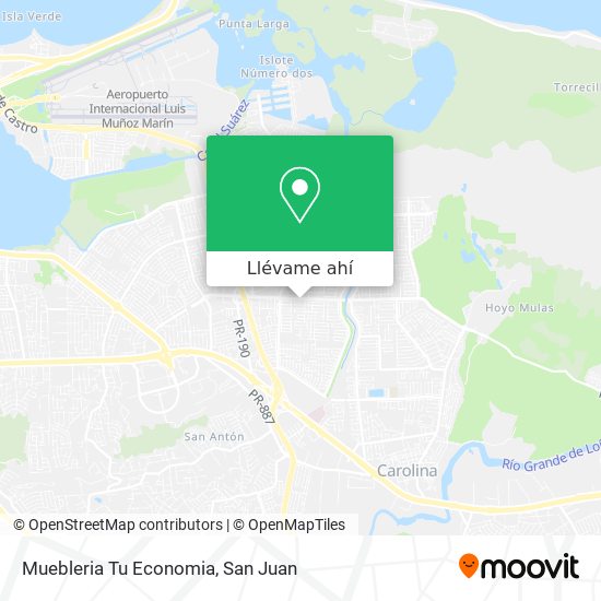 Mapa de Muebleria Tu Economia