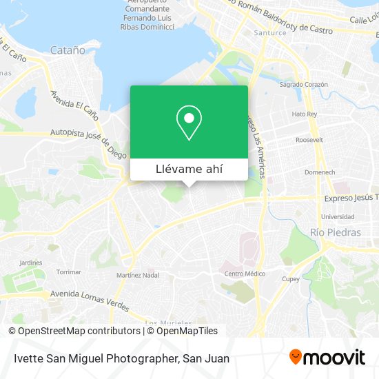 Mapa de Ivette San Miguel Photographer
