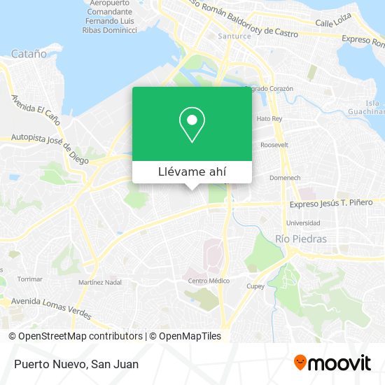 Mapa de Puerto Nuevo