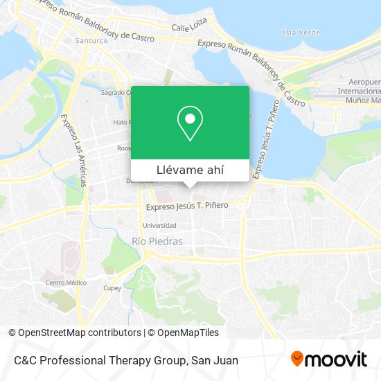 Mapa de C&C Professional Therapy Group