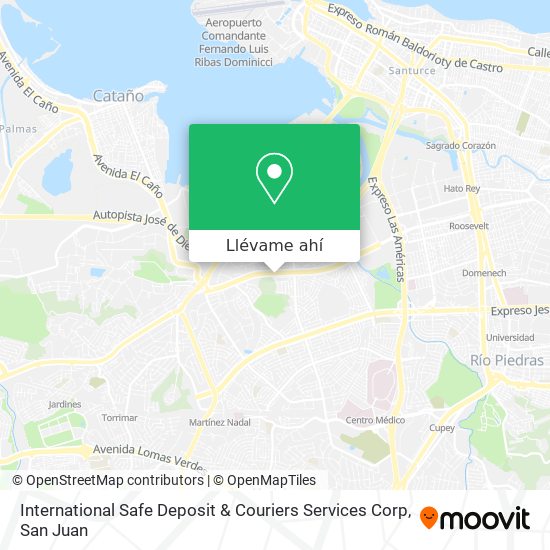 Mapa de International Safe Deposit & Couriers Services Corp