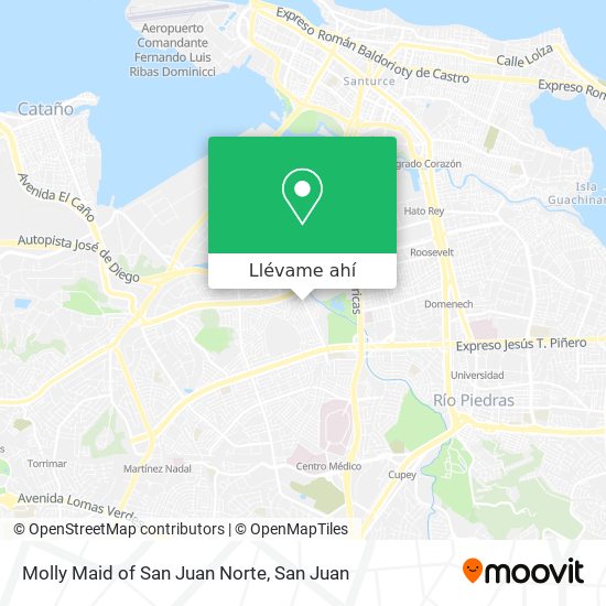 Mapa de Molly Maid of San Juan Norte