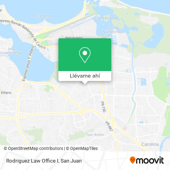 Mapa de Rodriguez Law Office I