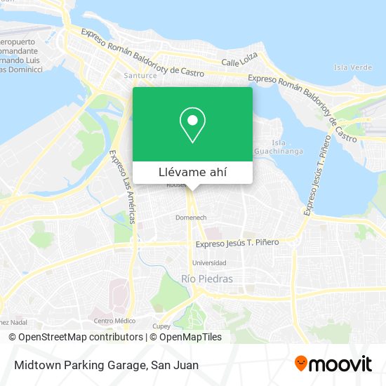 Mapa de Midtown Parking Garage