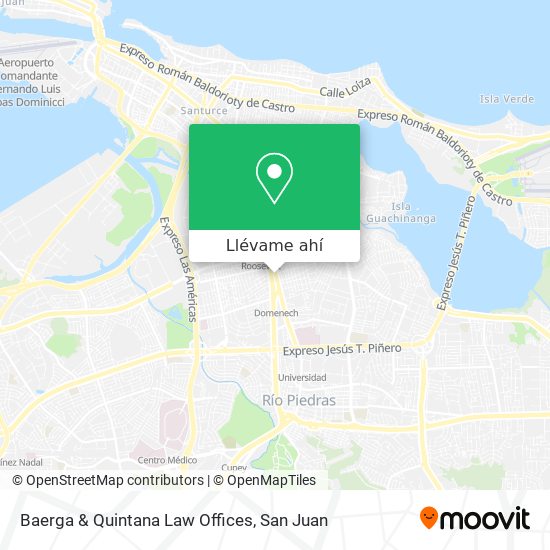 Mapa de Baerga & Quintana Law Offices