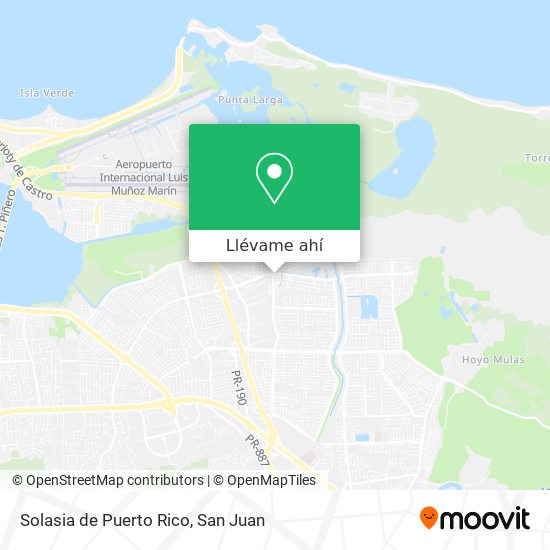 Mapa de Solasia de Puerto Rico