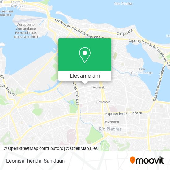 Mapa de Leonisa Tienda