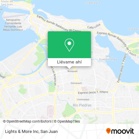 Mapa de Lights & More Inc