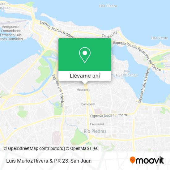 Mapa de Luis Muñoz Rivera & PR-23