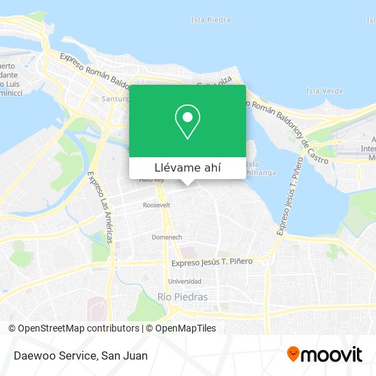 Mapa de Daewoo Service