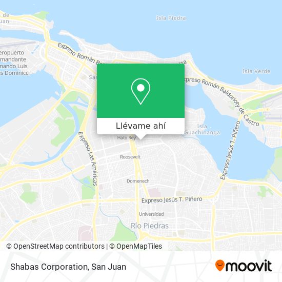 Mapa de Shabas Corporation