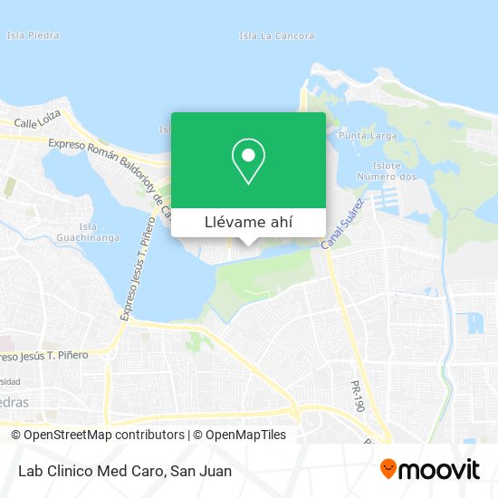 Mapa de Lab Clinico Med Caro